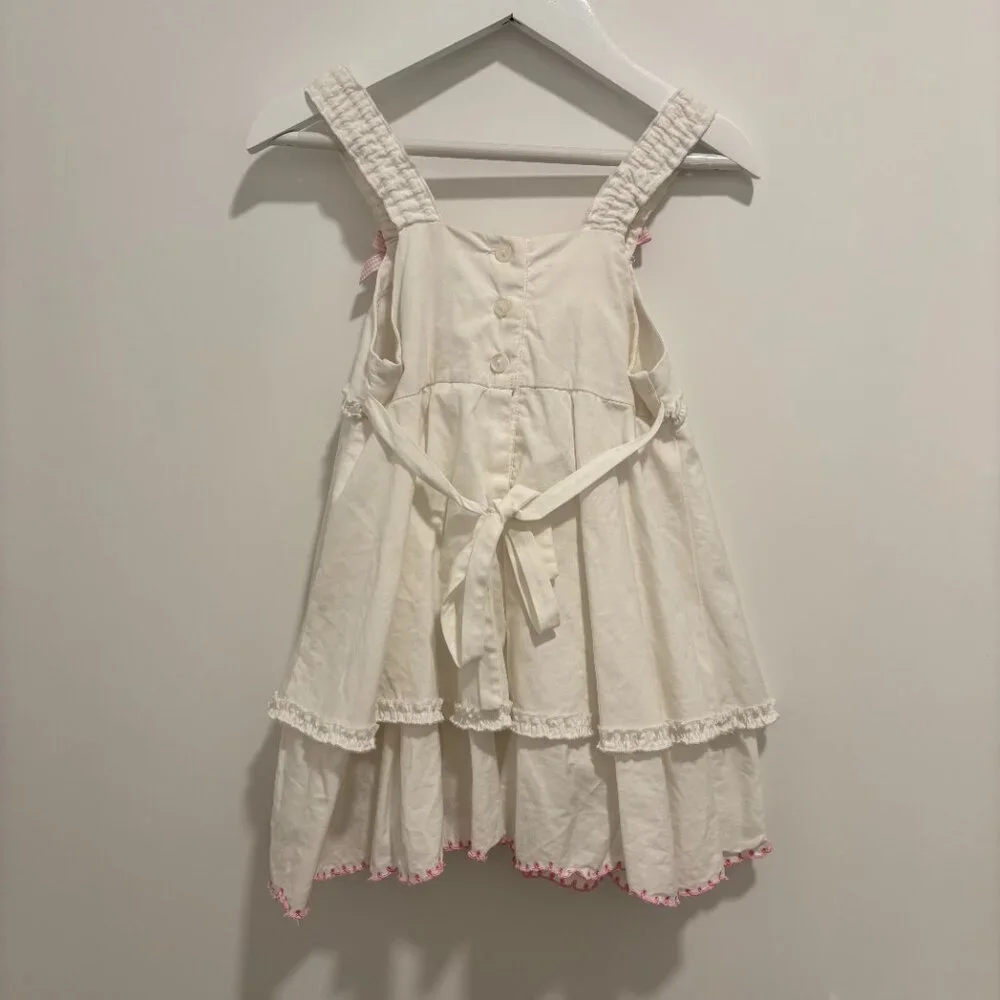 Baby Girl's Cotton Sun Dress 12M - Picture 4 of 7